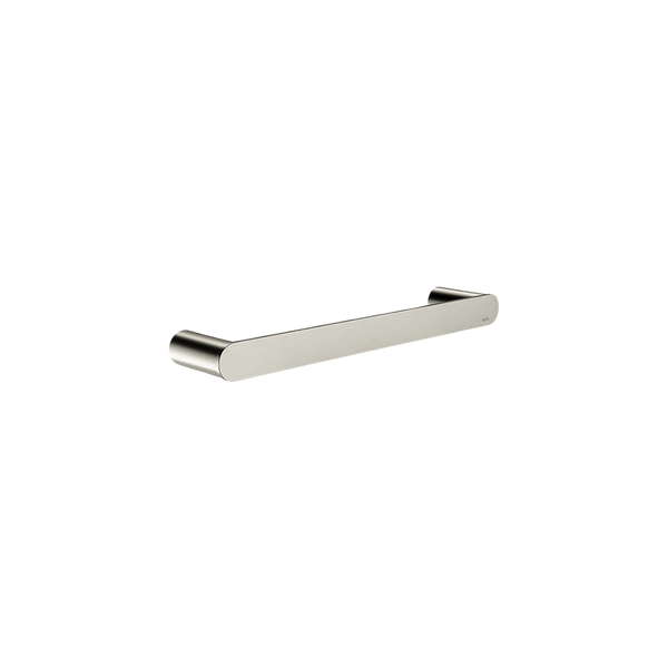 Meir Curvae Single Towel Rail 300mm Brushed Nickel