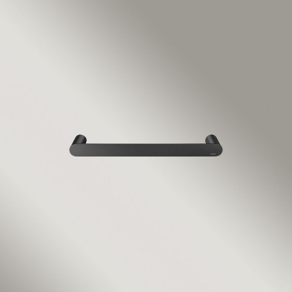 Meir Curvae Single Towel Rail 300mm Matte Black