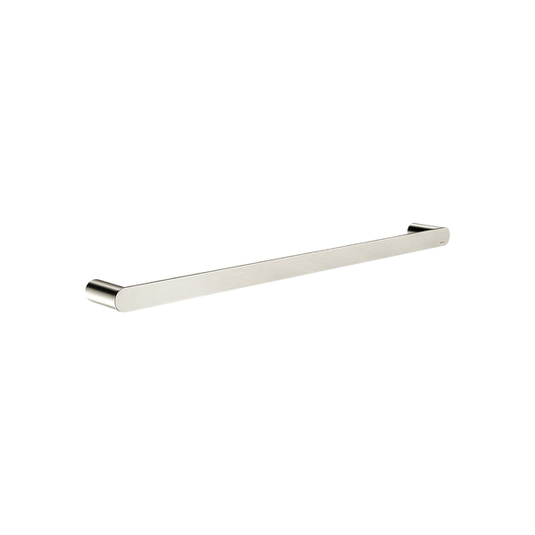 Meir Curvae Single Towel Rail 600mm Brushed Nickel