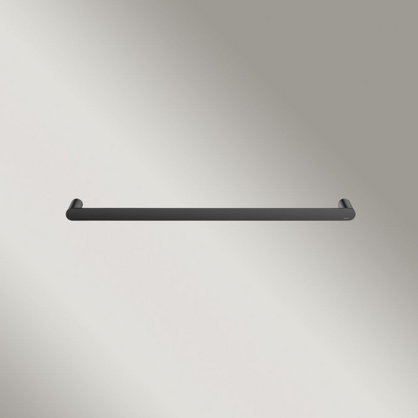 Meir Curvae Single Towel Rail 600mm Matte Black