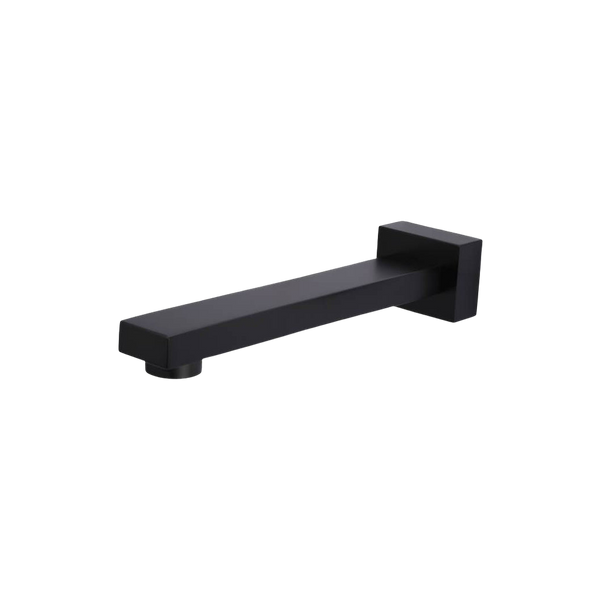 Meir Square Wall Spout Matte Black