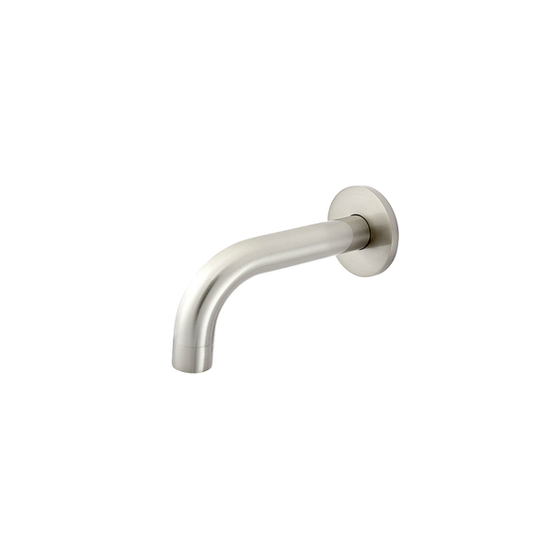 Meir Universal Round Curved Spout 130mm Brushed Nickel