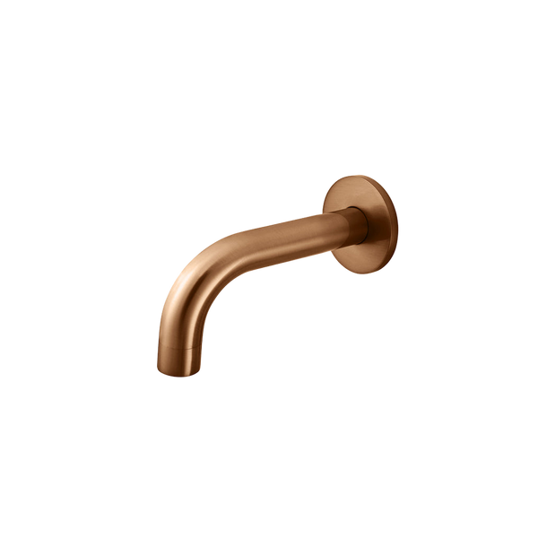 Meir Universal Round Curved Spout 130mm Lustre Bronze