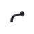 Meir Universal Round Curved Spout 130mm Matte Black