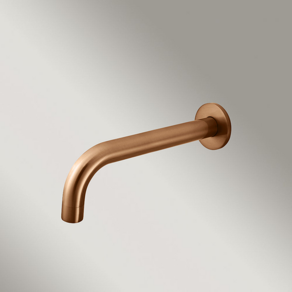 Meir Universal Round Curved Spout Lustre Bronze