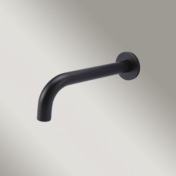 Meir Universal Round Curved Spout Matte Black