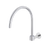 Meir Round High-Rise Swivel Wall Spout Polished Chrome