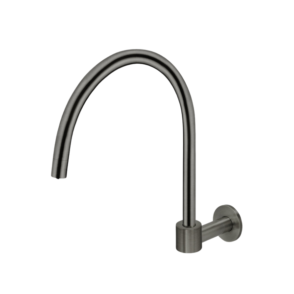 Meir Round High-Rise Swivel Wall Spout Shadow Gunmetal