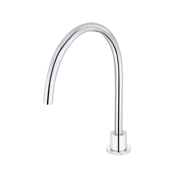 Meir Round High-Rise Swivel Hob Spout Polished Chrome