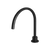 Meir Round High-Rise Swivel Hob Spout Matte Black