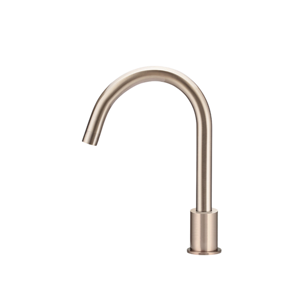 Meir Round Hob Mounted Swivel Spout Champagne