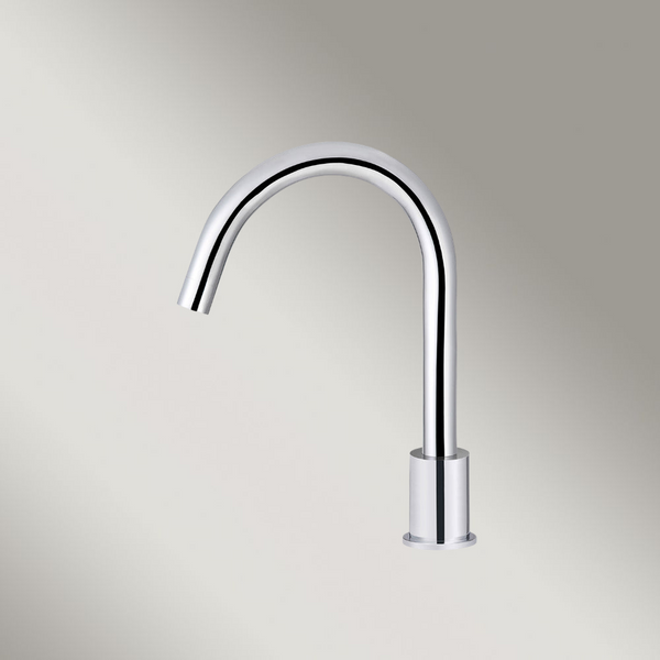 Meir Round Hob Mounted Swivel Spout Polished Chrome