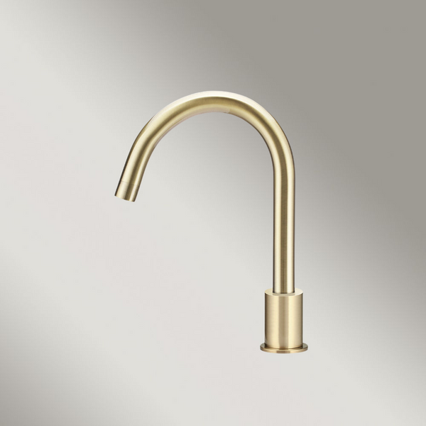 Meir Round Hob Mounted Swivel Spout Tiger Bronze