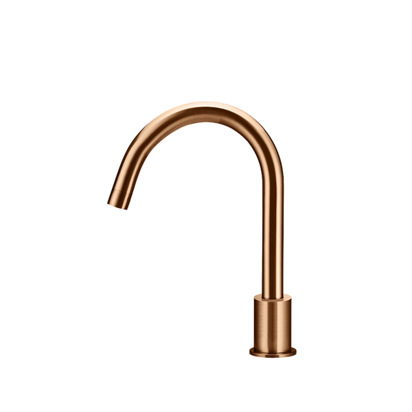 Meir Round Hob Mounted Swivel Spout Lustre Bronze