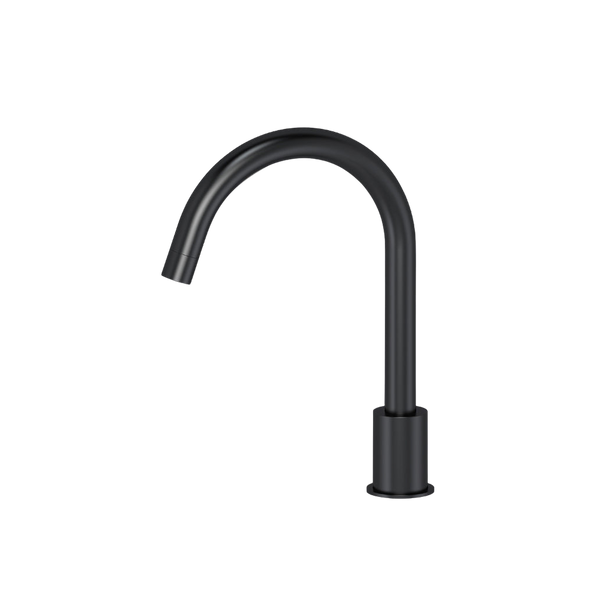 Meir Round Hob Mounted Swivel Spout Matte Black