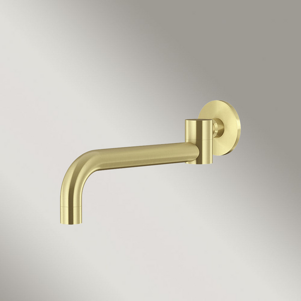 Meir Round Swivel Wall Spout Tiger Bronze