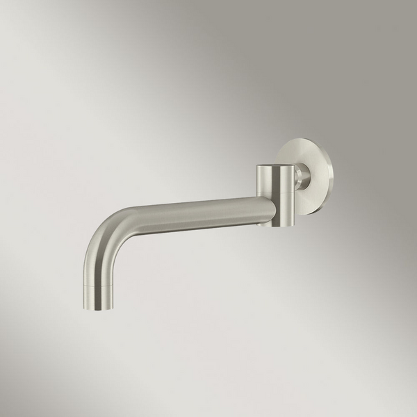 Meir Round Swivel Wall Spout Brushed Nickel