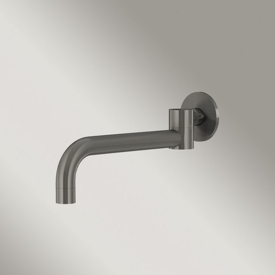 Round Swivel Wall Spout Shadow Gunmetal