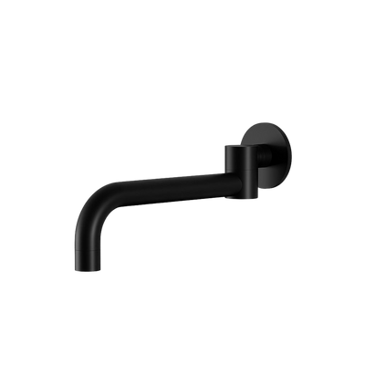 Meir Round Swivel Wall Spout Matte Black