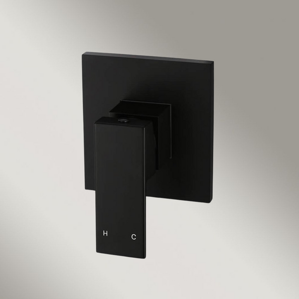 Meir Square Wall Mixer Matte Black