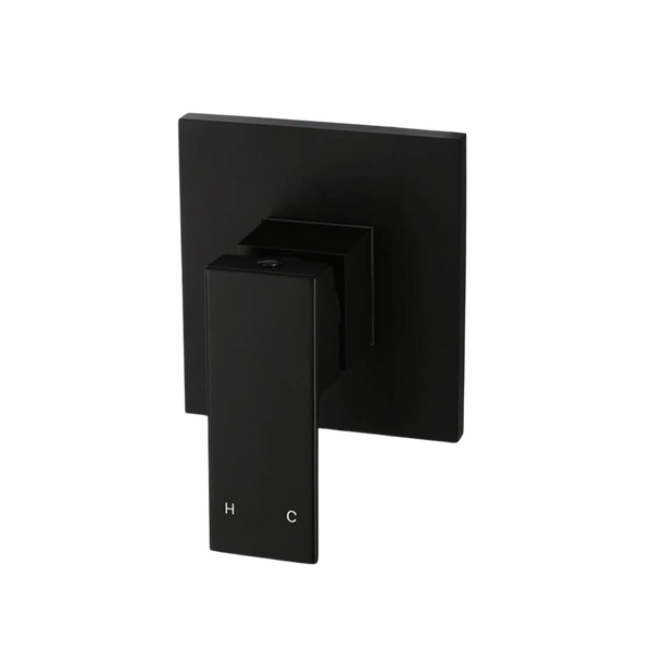 Meir Square Wall Mixer Matte Black
