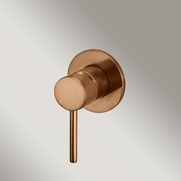 Meir Round Wall Mixer (Trim Kit Only) Lustre Bronze