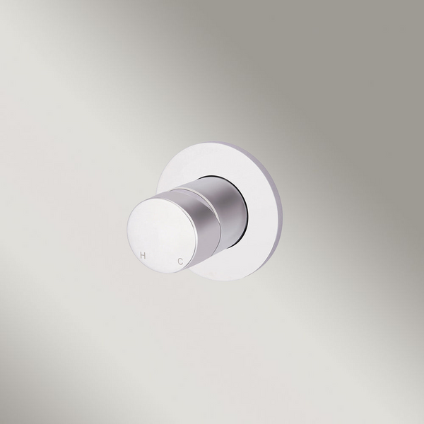 Meir Round Wall Mixer Pinless Handle (Trim Kit Only) Polished Chrome