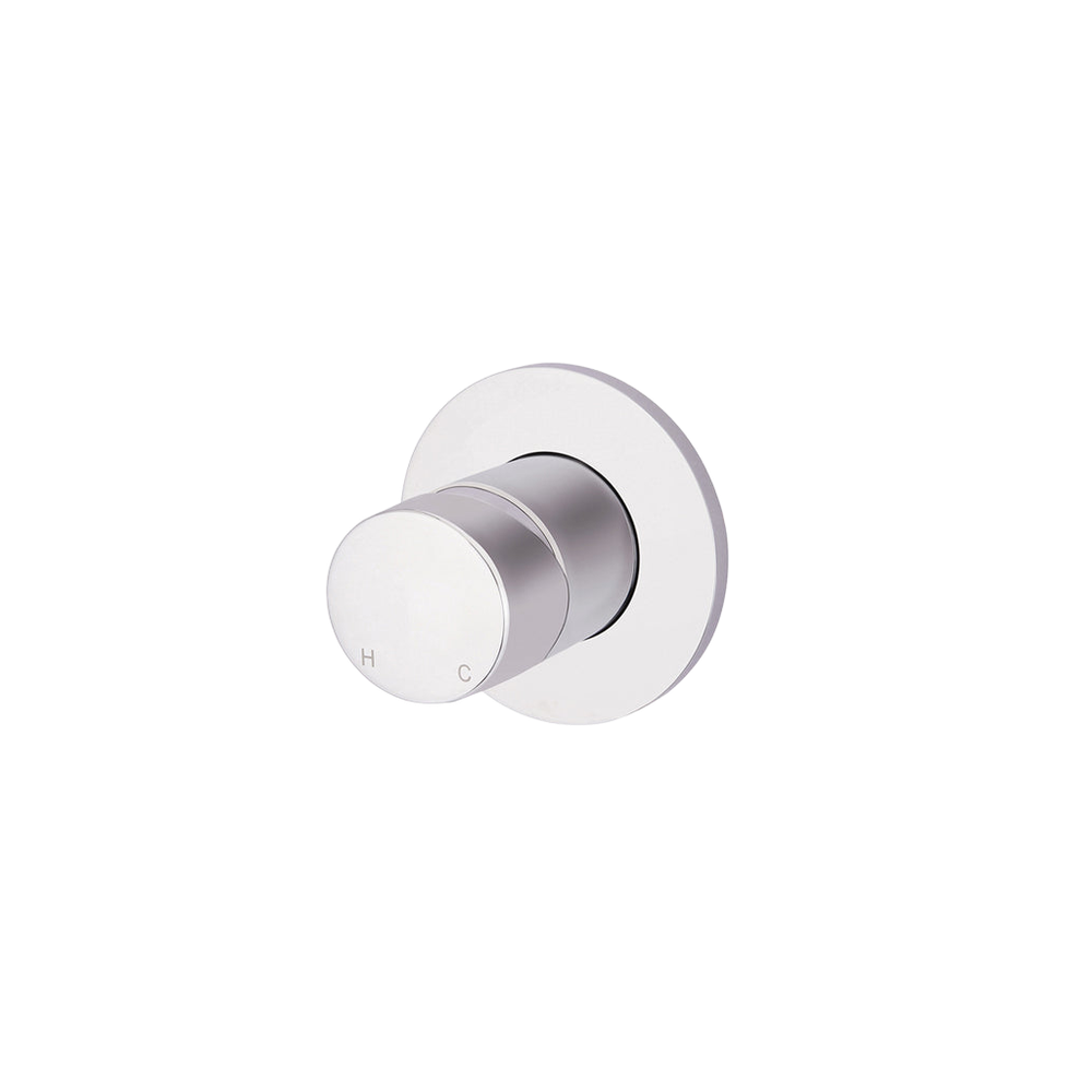 Meir Round Wall Mixer Pinless Handle (Trim Kit Only) Polished Chrome ...