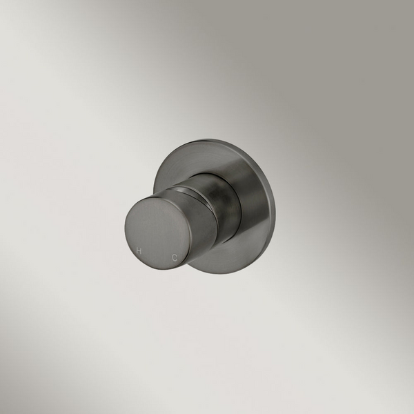 Meir Round Wall Mixer Pinless Handle (Trim Kit Only) Shadow Gunmetal