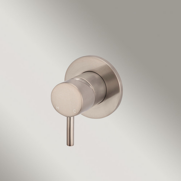 Meir Round Wall Mixer Short Pin-Lever (Trim Kit Only) Champagne