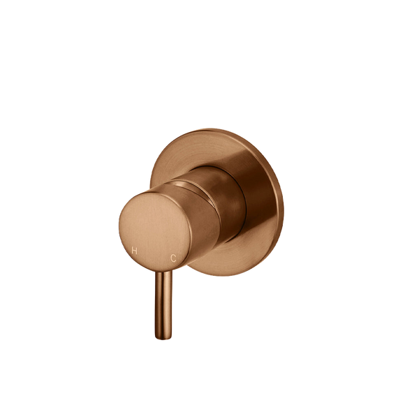 Meir Round Wall Mixer Short Pin-Lever (Trim Kit Only) Lustre Bronze