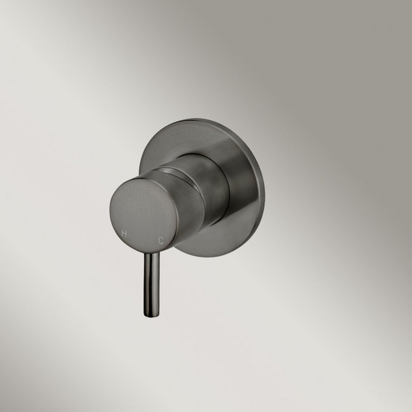 Meir Round Wall Mixer Short Pin-Lever (Trim Kit Only) Shadow Gunmetal