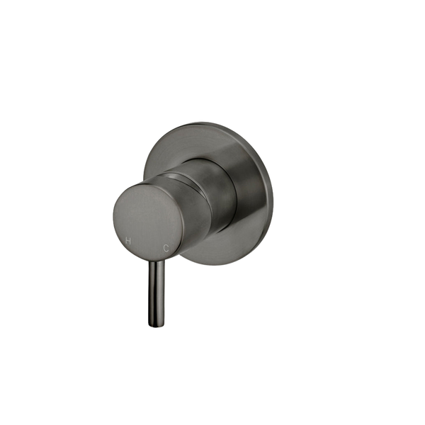 Meir Round Wall Mixer Short Pin-Lever (Trim Kit Only) Shadow Gunmetal