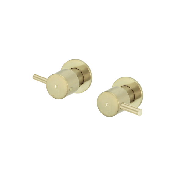 Meir Round Quarter Turn Wall Top Assemblies Tiger Bronze