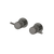Meir Round Quarter Turn Wall Top Assemblies Shadow Gunmetal