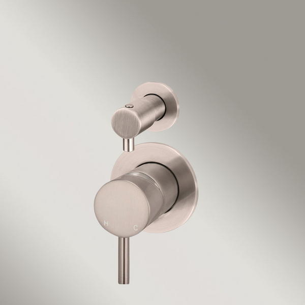 Meir Round Diverter Mixer (Trim Kit Only) Champagne