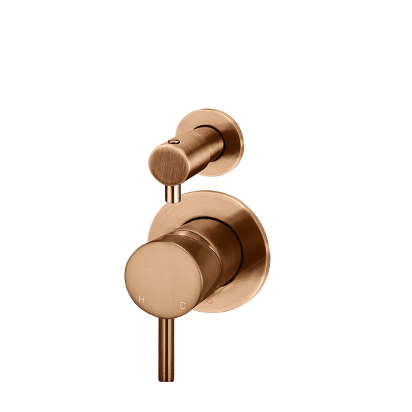 Meir Round Diverter Mixer (Trim Kit Only) Lustre Bronze