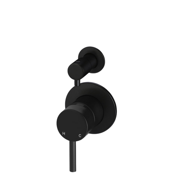 Meir Round Diverter Mixer (Trim Kit Only) Matte Black
