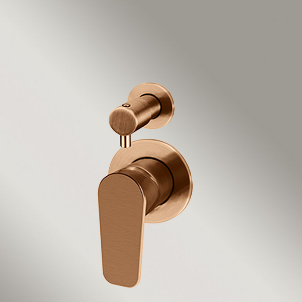 Meir Round Diverter Mixer Paddle Handle (Complete Kit) Lustre Bronze