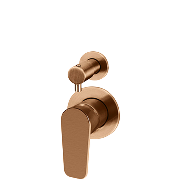 Meir Round Diverter Mixer Paddle Handle (Complete Kit) Lustre Bronze