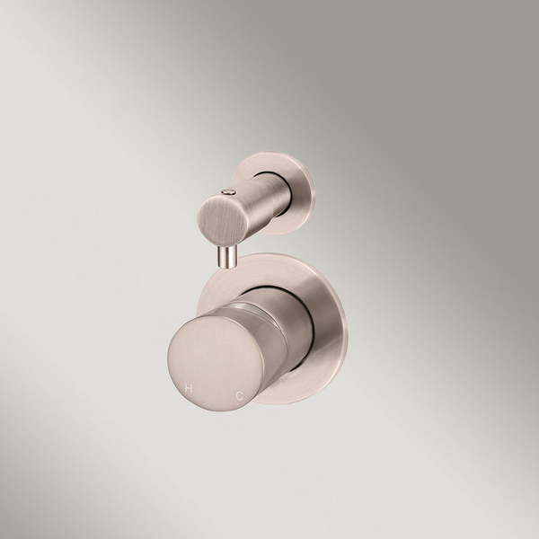 Meir Round Diverter Mixer Pinless Handle (Trim Kit Only) Champagne