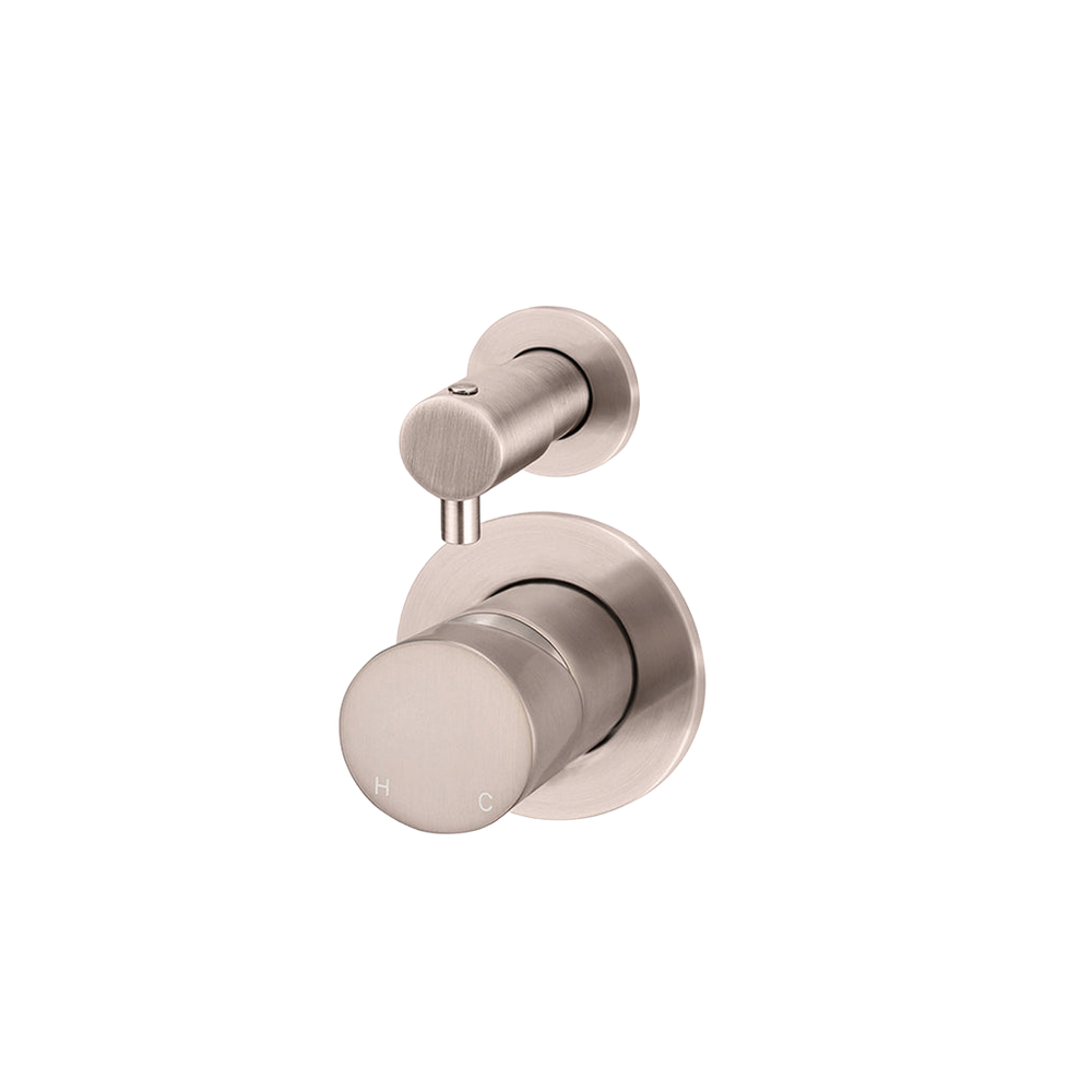 Meir Round Diverter Mixer Pinless Handle (Trim Kit Only) Champagne ...