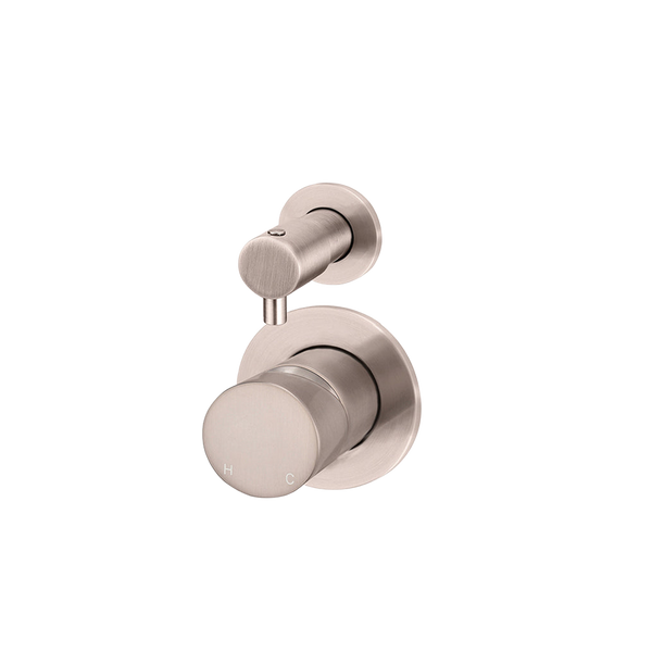 Meir Round Diverter Mixer Pinless Handle (Trim Kit Only) Champagne