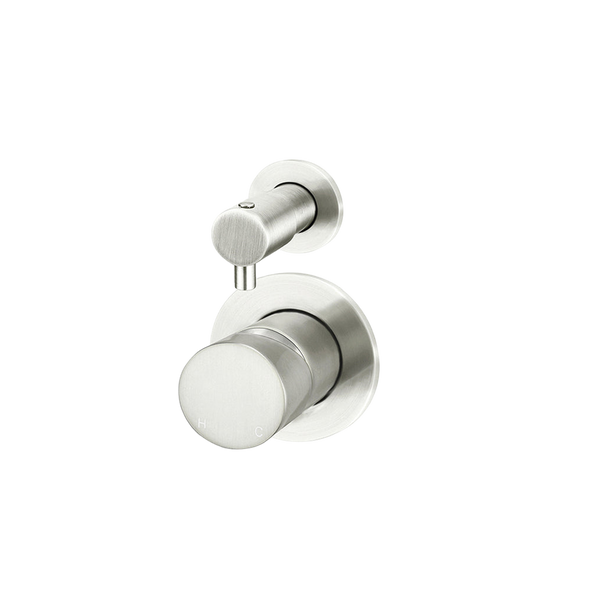 Meir Round Diverter Mixer Pinless Handle (Complete Kit) Brushed Nickel