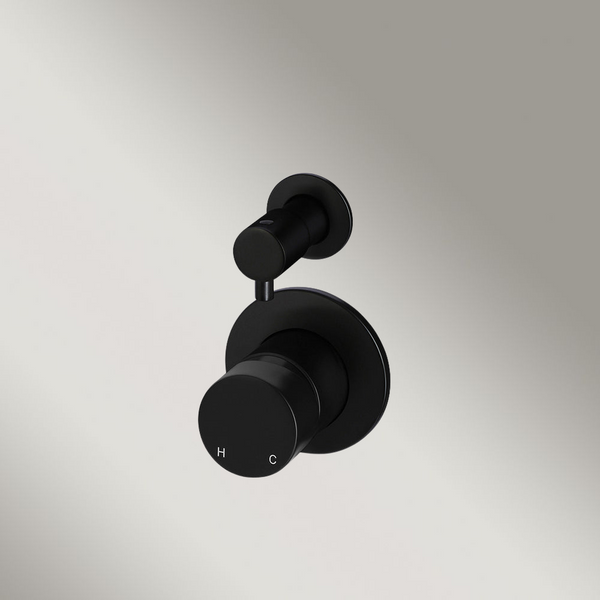 Meir Round Diverter Mixer Pinless Handle (Trim Kit Only) Matte Black