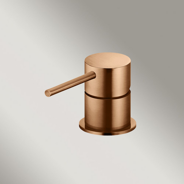 Meir Round Deck Mounted Mixer Lustre Bronze