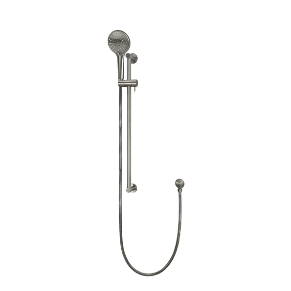Meir Round Three Function Hand Shower On Rail Column Shadow Gunmetal