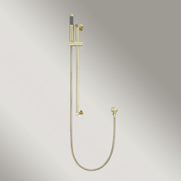 Meir Round Hand Shower On Rail Column Tiger Bronze