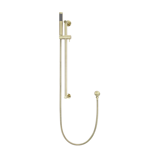 Meir Round Hand Shower On Rail Column Tiger Bronze