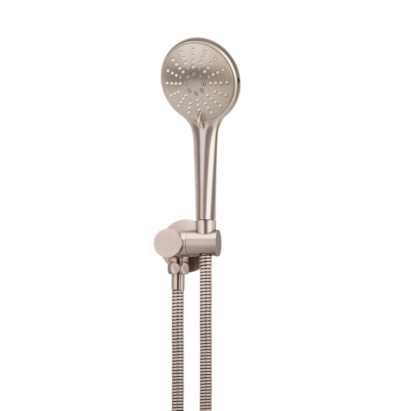 Meir Round Hand Shower On Swivel Bracket Champagne